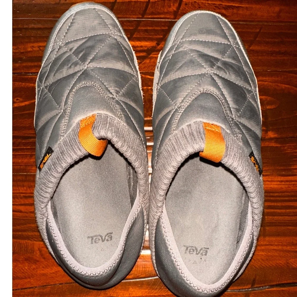 Teva Ember Moc Grey Quilted Slip On Shoe Mens 12 1018226